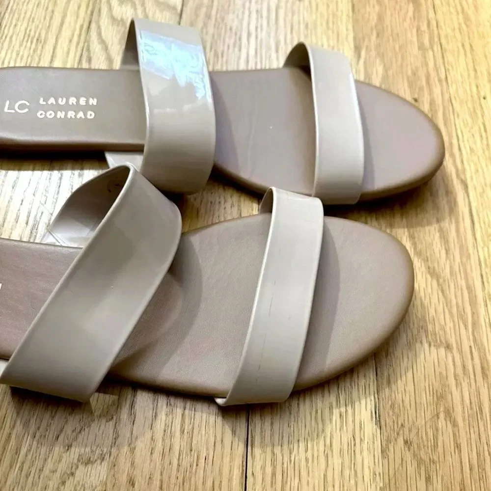 LC Lauren Conrad Flat Slip on Sandals - Picture 3 of 3